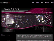 Tablet Screenshot of ganbass.com